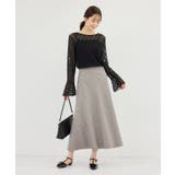 メランジドビーチェックスカート/セットアップ対応・防シワ・接触冷感 | ROPE' PICNIC | 詳細画像15