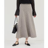 メランジドビーチェックスカート/セットアップ対応・防シワ・接触冷感 | ROPE' PICNIC | 詳細画像16