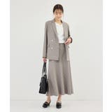 メランジドビーチェックスカート/セットアップ対応・防シワ・接触冷感 | ROPE' PICNIC | 詳細画像18