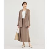 メランジドビーチェックスカート/セットアップ対応・防シワ・接触冷感 | ROPE' PICNIC | 詳細画像4