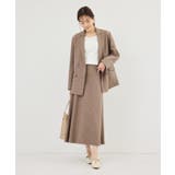 メランジドビーチェックスカート/セットアップ対応・防シワ・接触冷感 | ROPE' PICNIC | 詳細画像5