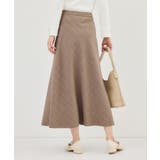 メランジドビーチェックスカート/セットアップ対応・防シワ・接触冷感 | ROPE' PICNIC | 詳細画像8