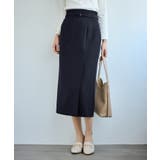 ネイビー(40) | 360°ウルトラストレッチ タイトスカート UVカット | ROPE' PICNIC