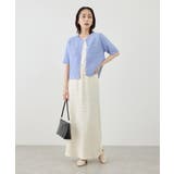 細見えバイアスサテンドットスカート | ROPE' PICNIC | 詳細画像10 