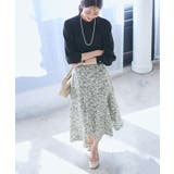 【emur/エミュール】マーガレット柄ナロースカート | ROPE' PICNIC | 詳細画像2 