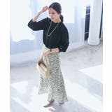 【emur/エミュール】マーガレット柄ナロースカート | ROPE' PICNIC | 詳細画像3 