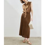 【セットアップ対応】麻調ランダムプリーツスカート | ROPE' PICNIC | 詳細画像11 