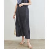 【セットアップ対応】麻調ランダムプリーツスカート | ROPE' PICNIC | 詳細画像13 