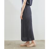 【セットアップ対応】麻調ランダムプリーツスカート | ROPE' PICNIC | 詳細画像2 