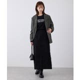 フェザーラメアイラインロングスカート | ROPE' PICNIC | 詳細画像3 