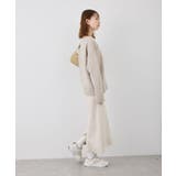 【3サイズ展開】裏起毛ボンディングジョーゼットアイラインスカート | ROPE' PICNIC | 詳細画像13
