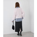 【3サイズ展開】裏起毛ボンディングジョーゼットアイラインスカート | ROPE' PICNIC | 詳細画像4
