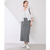 フロントポケットアイラインスカート | ROPE' PICNIC | 詳細画像9 