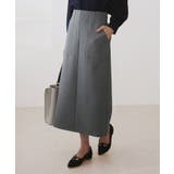 チャコール(06) | フロントポケットアイラインスカート | ROPE' PICNIC