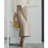 ベージュ(27) | フロントポケットアイラインスカート | ROPE' PICNIC