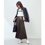 シンセティックレザーフレアロングスカート | ROPE' PICNIC | 詳細画像13