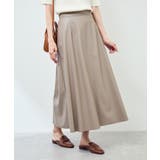 ベージュ(27) | シンセティックレザーフレアロングスカート | ROPE' PICNIC