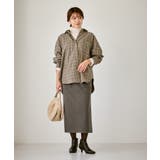 ジャージーアイラインスカート | ROPE' PICNIC | 詳細画像4