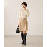 ラメカルゼラップ風金ボタンミニスカート | ROPE' PICNIC | 詳細画像11 