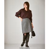 ラメカルゼラップ風金ボタンミニスカート | ROPE' PICNIC | 詳細画像19 