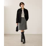 ラメカルゼラップ風金ボタンミニスカート | ROPE' PICNIC | 詳細画像2 