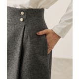 ラメカルゼラップ風金ボタンミニスカート | ROPE' PICNIC | 詳細画像30 