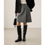 ラメカルゼラップ風金ボタンミニスカート | ROPE' PICNIC | 詳細画像5 