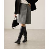 ラメカルゼラップ風金ボタンミニスカート | ROPE' PICNIC | 詳細画像6 