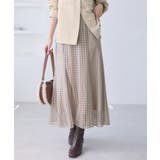 ベージュ系(29) | 千鳥レースマーメイドスカード | ROPE' PICNIC