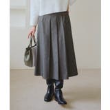 ライトグレー(08) | レディハンサムシリーズ ウールライクタックキルトスカート/セットアップ対応 | ROPE' PICNIC