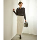 シェニール織アイラインスカート | ROPE' PICNIC | 詳細画像12