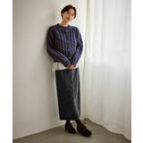 シェニール織アイラインスカート | ROPE' PICNIC | 詳細画像2