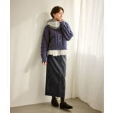 シェニール織アイラインスカート | ROPE' PICNIC | 詳細画像4