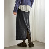 シェニール織アイラインスカート | ROPE' PICNIC | 詳細画像7