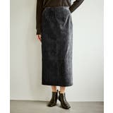 チャコール(06) | シェニール織アイラインスカート | ROPE' PICNIC