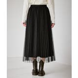 キラキラチュールプリーツスカート/着丈が選べる | ROPE' PICNIC | 詳細画像18 