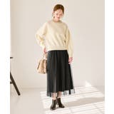 キラキラチュールプリーツスカート/着丈が選べる | ROPE' PICNIC | 詳細画像9 