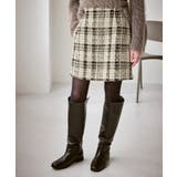 ファンシーツイードチェックミニスカート | ROPE' PICNIC | 詳細画像12 