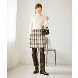 ファンシーツイードチェックミニスカート | ROPE' PICNIC | 詳細画像17 