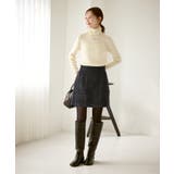 ファンシーツイードチェックミニスカート | ROPE' PICNIC | 詳細画像2 