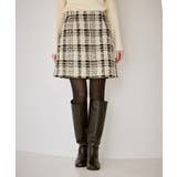 ファンシーツイードチェックミニスカート | ROPE' PICNIC | 詳細画像26 