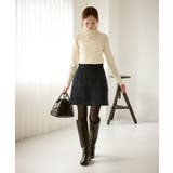 ファンシーツイードチェックミニスカート | ROPE' PICNIC | 詳細画像3 