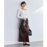細見えバイアスサテンスカート/イージーケア | ROPE' PICNIC | 詳細画像12 