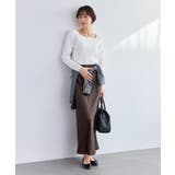 細見えバイアスサテンスカート/イージーケア | ROPE' PICNIC | 詳細画像13 