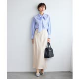 細見えバイアスサテンスカート/イージーケア | ROPE' PICNIC | 詳細画像2 