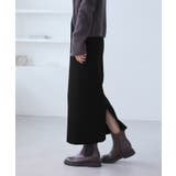 トタンテレコ Iラインリブニットスカート | ROPE' PICNIC | 詳細画像11 