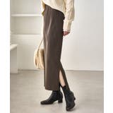 トタンテレコ Iラインリブニットスカート | ROPE' PICNIC | 詳細画像25 