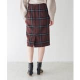 【WEB限定】coffeeチェックアイラインスカート | ROPE' PICNIC | 詳細画像3