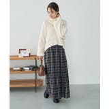 【WEB限定】着丈が選べる/チェックキルトロングスカート/リンクコーデ | ROPE' PICNIC | 詳細画像32