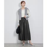 【emur/エミュール】シンセティックレザーコクーンスカート | ROPE' PICNIC | 詳細画像10